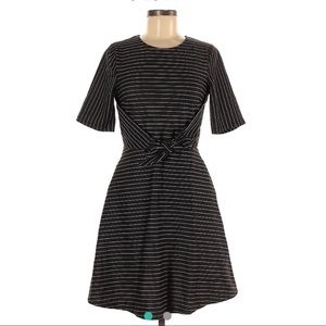 OBO Mystic Tie-Front Striped Dress